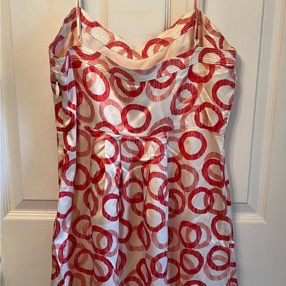Juicy Couture Size 6 Cream and Red
Silk Sundress